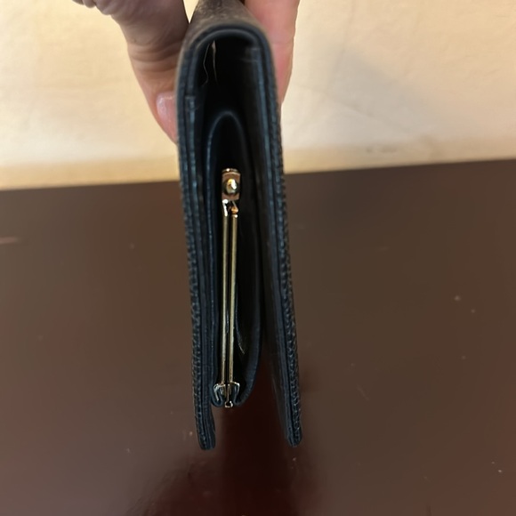 Chanel black leather double c snap wallet. Authentic!Good condition! - Picture 2 of 7